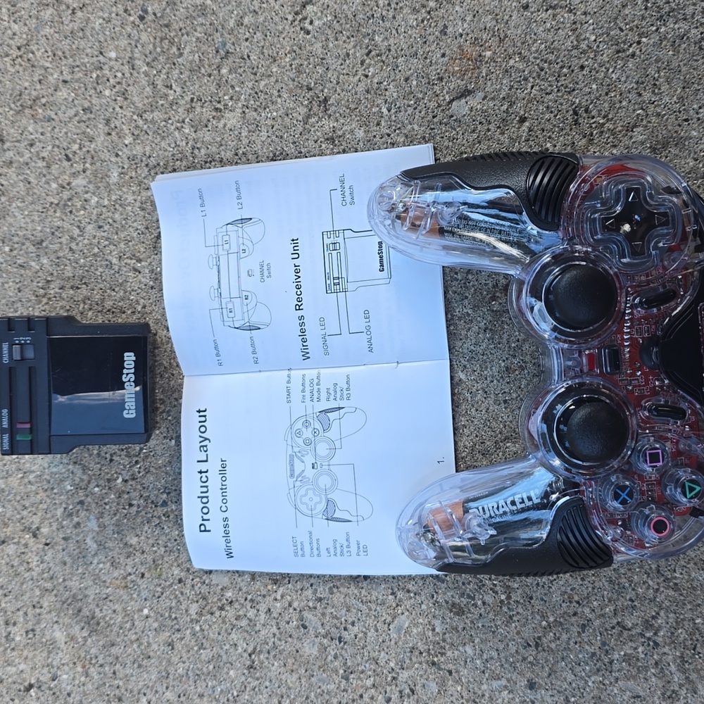 Clear Wireless Game Controller